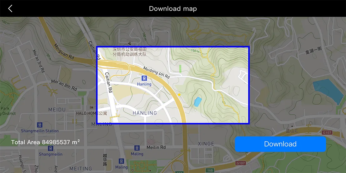 Mapas sin conexión